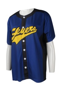 BU34 來樣訂做棒球衫 網上下單棒球衫款式 設計棒球衫制服公司